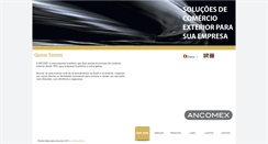 Desktop Screenshot of ancomex.com.br