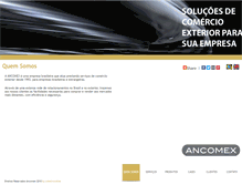 Tablet Screenshot of ancomex.com.br